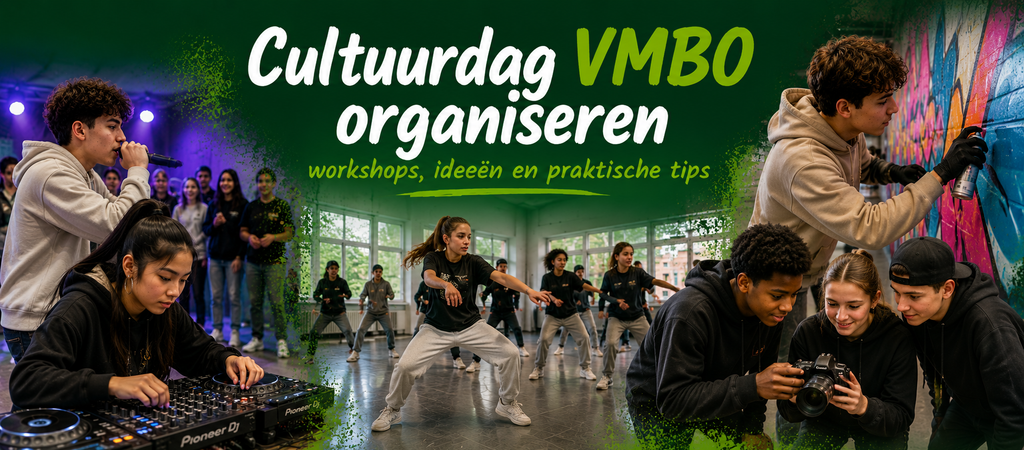 Cultuurdag VMBO organiseren: workshops, ideeën en praktische tips