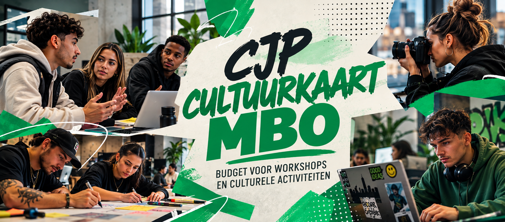 CJP Cultuurkaart MBO: budget voor workshops en culturele activiteiten