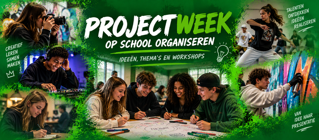 Projectweek op school organiseren: ideeën, thema's en workshops