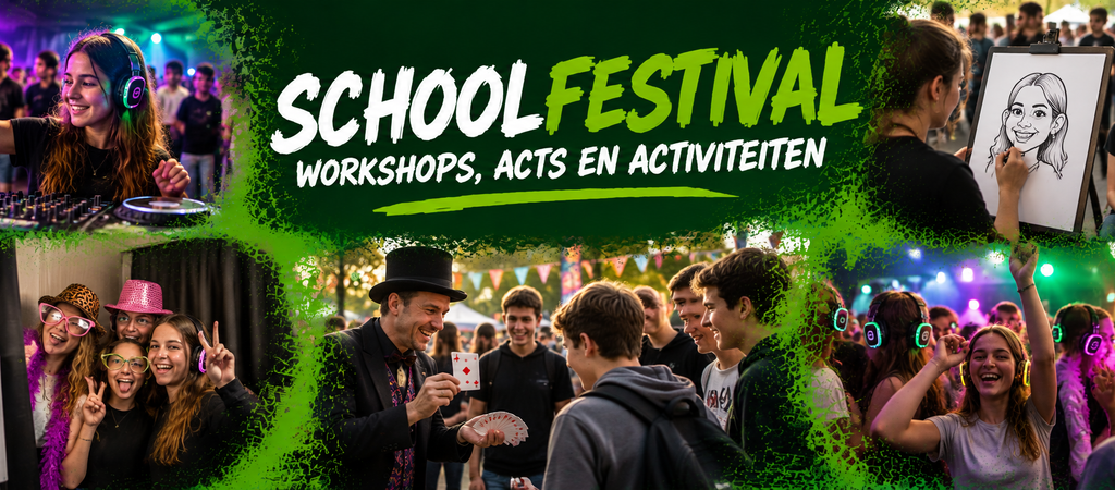 Schoolfestival organiseren: workshops, acts & activiteiten
